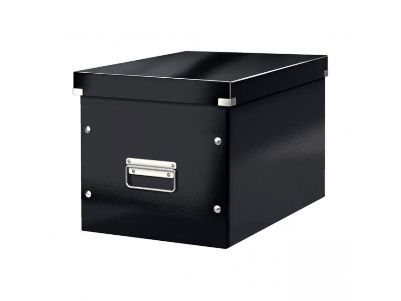 Leitz Škatuľa štvorcová Click & Store A4 čierna