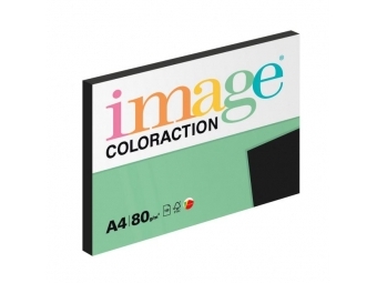 Farebný papier Image Coloraction A4 80g čierny (bal=100hár)