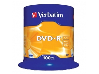 Verbatim DVD-R 16x 4,7GB cake (bal=100ks)