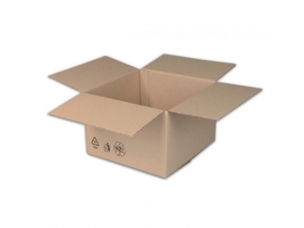 Poštová škatuľa s klopou hnedá 389x289x140mm