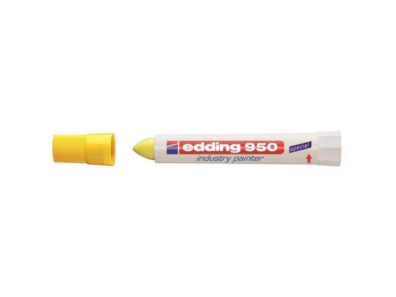 Edding Popisovač 950 priemyselný voskový žltý