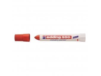 Edding 950 Popisovač priemyselný voskový červený