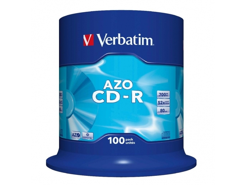 VERBATIM CD-R 700 MB cake (bal=100ks)