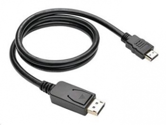 C-TECH DisplayPort/HDMI, 2m, čierny
