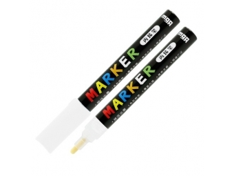 M-G Popisovač Acrylic Marker 2mm, akrylový,biely