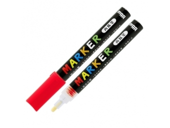M-G Popisovač Acrylic Marker 2mm, akrylový,červená