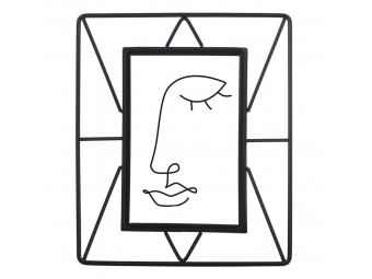 Hama 69924 portrétový rámček Flint, 10x15 cm, čierny matný