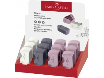 Faber-Castell Strúhadlo Sleeve bezpečnostné Harmony mini, mix farieb