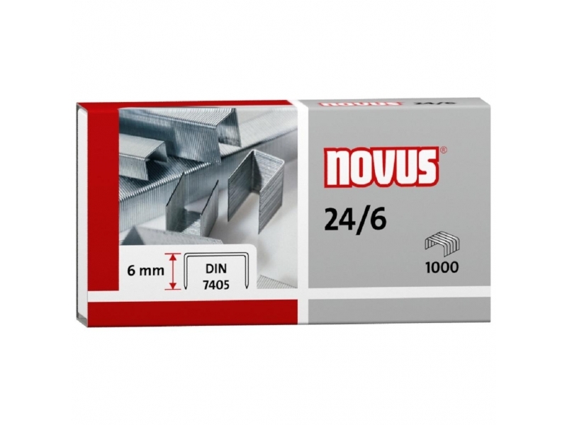 Novus Spinky zošívacie 24/6 DIN (bal=1000ks)