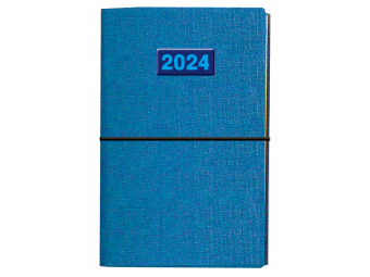Diár 2024 MINI DUO, modrý